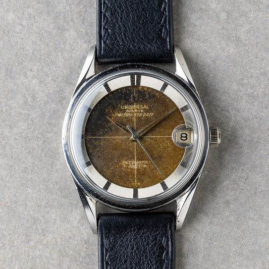 1959 "Tropical" Universal Genève Polerouter Date Automatic Microtor Ref. 204503/2BD