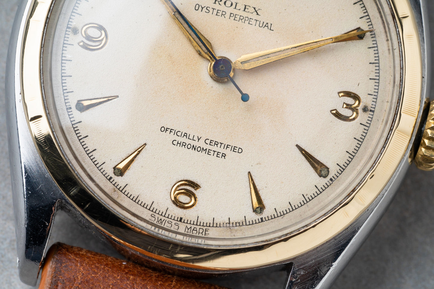 1952 Rolex Oyster Perpetual Semi-Bubbleback "Explorer Dial" Ref. 6085